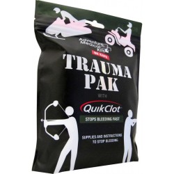 La trousse d'urgence Trauma Pak w/QuikClot - 1