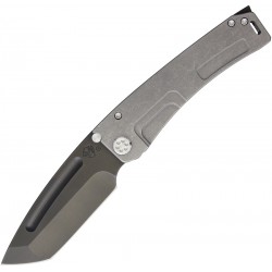 Couteau Marauder-H gris MEDFORD lame lisse 9.52cm - 2