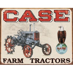 Plaque déco Case Tractor TIN SIGNS - 1