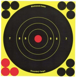 Cible de tir 15cm Bullseye pack de 60 BIRCHWOOD-CASEY - 1